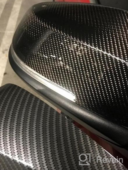 img 1 attached to Upgrade Your BMW With Carbon Fiber Side Mirror Cover Caps - Compatible With 3, 1, 2, 4 Series And X1 E84 (2012-2018) review by Albert Dorsett