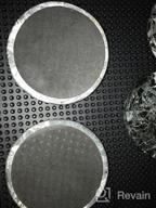 img 1 attached to 6-Piece White Marble Smiley Coaster Set - 100% Handmade, Ideal For Car & Kitchen Cup Pads review by Danny Bell