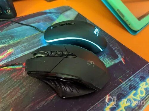 img 3 attached to HyperX Pulsefire Surge - RGB Wired Gaming Mouse with Pixart 3389 Sensor 🖱️ up to 16000 DPI, 6 Programmable Buttons, Ergonomic Design, Compatible with Windows 10/8.1/8/7 - Black review by Agung Budiyanto ᠌