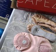 img 1 attached to Adorable Capezio Daisy Ballet Shoes for Toddler & Little Girls: Comfortable Athletic Footwear review by Josh Cox