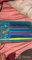 img 1 attached to Keep Your Stationary Organized With Sooez Plastic Pencil Box - Stackable Pencil Case With Stickers review by Nikki Williams
