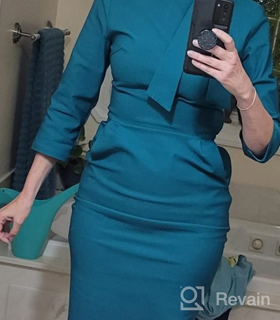 img 1 attached to Vintage Charm With Modern Functionality: Get Your Hands On The MUXXN Women'S 1950S Cocktail Dress With Pocket Now! review by Prince Fratto