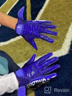 img 1 attached to Enhance Your Performance With Nxtrnd G1 Pro Football Gloves: Sticky Receiver Gloves For Men And Youth Boys review by Sam Hawj