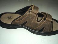 img 1 attached to Propet Mens Slide Sandal Brown Men's Shoes review by Mike Shah