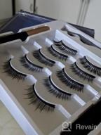 img 1 attached to 12 Pairs Of Natural Looking Magnetic False Eyelashes With Magnetic Eyeliner - No Glue Needed! Perfect Magnetic Eyelash Kit review by Eric Jenkins