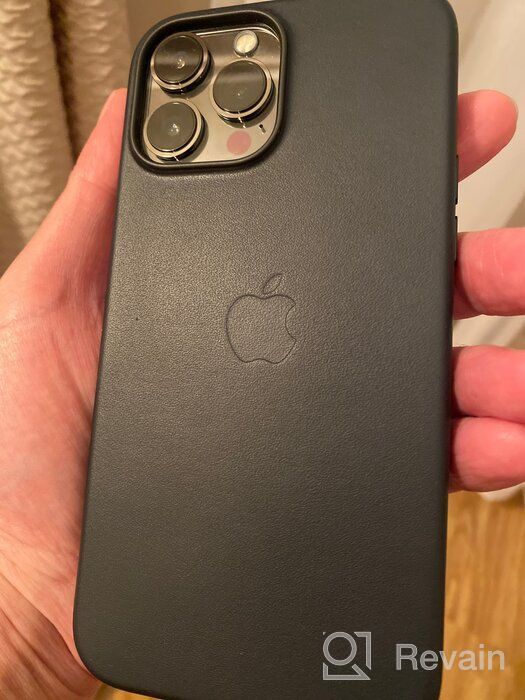 img 1 attached to 📱 Enhance Your iPhone 13 Pro Max with the Apple Leather Case with MagSafe in Midnight Shade! review by Vanchay Chavdon ᠌