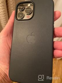 img 6 attached to 📱 Улучшите свой iPhone 13 Pro Max с кожаным чехлом Apple с технологией MagSafe в оттенке Полуночи!