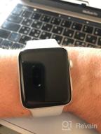 img 1 attached to Renewed Apple Watch Series 3 GPS + Cellular, 38MM Silver Aluminum Case with White Sport Band review by Ada Socha ᠌