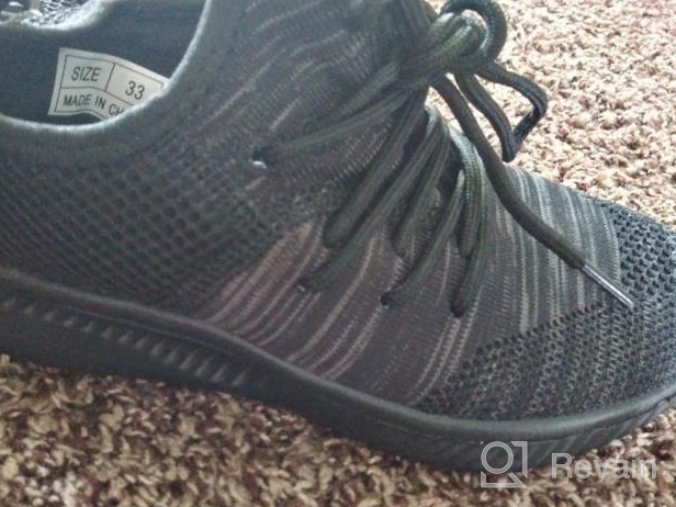 img 1 attached to Lightweight Breathable Girls' Athletic Sneakers by AMAWEI review by Matthew Maggot