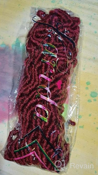 img 1 attached to Karida Soft Locs 36 Inch Crochet Hair 3Packs Faux Locs Crochet Braids Hair Pre Looped Synthetic Curly Soft Faux Locs Hair Extension Goddess Locs Crochet Braids (36 Inch (Pack Of 3), 613#) review by Jessica Kennedy
