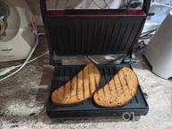 img 1 attached to Sandwich maker Kitfort KT-1609 Panini Maker, red review by Agata Strzalek ᠌