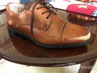 img 1 attached to Potenza Jr. Cap Toe Oxford by Florsheim - Unisex Kid's Shoes review by Delos Montano