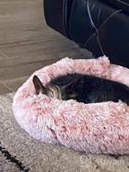 img 1 attached to Calming Dog Bed Donut For Small And Medium Pets - Anti-Anxiety Fluffy Bed By NOYAL review by Yoganand Stradley