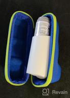 img 1 attached to Secure And Stylish Travel Case For Asthma Inhalers: Casematix Blue Green Case - Case Only review by Hugo Caywood