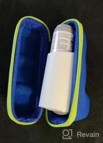 img 6 attached to Secure And Stylish Travel Case For Asthma Inhalers: Casematix Blue Green Case - Case Only