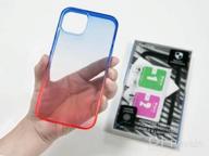 img 1 attached to TUCCH IPhone 13/14 Case With Glass Screen Protector - Transparent Shockproof Protective Cover, Slim Clear Anti Scratch TPU Full Body Protection. review by Breanna Homack