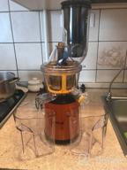 img 1 attached to Auger juicer Kitfort KT-1102-2, burgundy review by Ewa Nowak ᠌