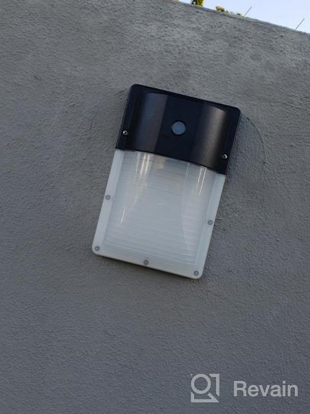 img 1 attached to CINOTON 13W LED Wall Pack Light With Dusk To Dawn Sensor, 1600LM[100-277Vac/100W HID/HPS Equiv.] IP65 Waterproof Outdoor Security Flood Lighting For Garage Warehouse Garden Patio 5000K-Daylight 1 Pack review by Victor Anderson