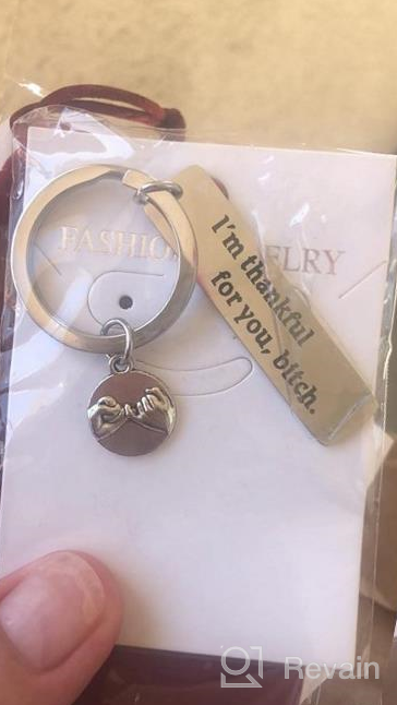 img 1 attached to Thank You Keychain for Friends – Heartfelt Gift for Cherished Friendships review by Jacqueline Garrabrant