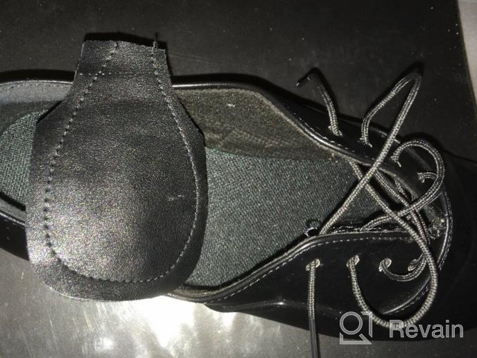 img 1 attached to Men's Leather Ballroom Performance Shoes by Roymall review by Byron Howell