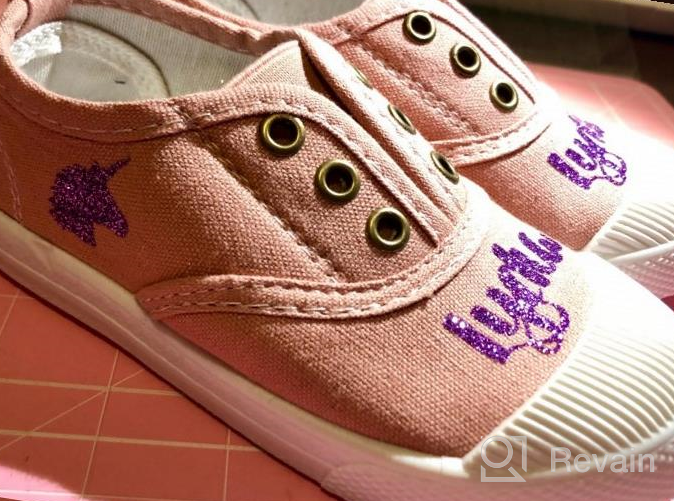 img 1 attached to CAND041 TH1 Pink Canvas Sneaker Casual Fashion Shoes - Girls' Size 23 review by Duane Mann