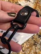 img 1 attached to Wristlet Key Chain Holder For Men And Women By Idakekiy - Secure And Convenient review by Jessica Green