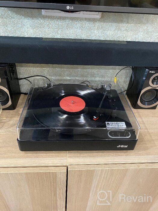 img 1 attached to Jam Audio Spun Out Black Vinyl Player (HX-TT400-BK) Grey review by Yusri Awin ᠌