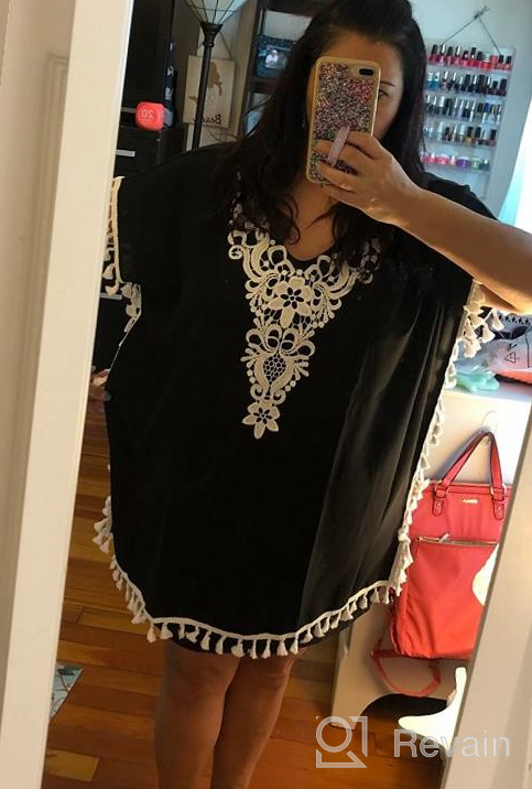 img 1 attached to 👙 Yincro Womens Chiffon Swimsuit Cover Up: Elegant Beach Coverups for Stylish Swimwear" review by Teambringit Truitt