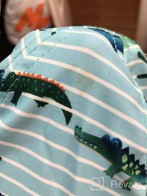 img 3 attached to 🐊 Protective Crocodile Pattern Legionnaire Hats & Caps for Seaside Boys' Accessories