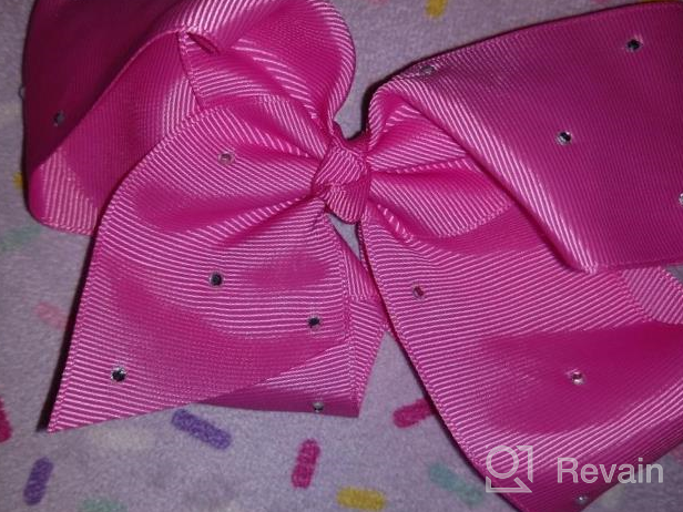 img 1 attached to Sparkle And Shine With ALinmo'S 20Pc Boutique Ribbon Hair Bows For Girls Of All Ages review by Greg Bloom