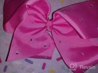 img 1 attached to Sparkle And Shine With ALinmo'S 20Pc Boutique Ribbon Hair Bows For Girls Of All Ages review by Greg Bloom