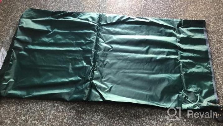 img 1 attached to Waterproof Camping Tarp Shelter With Hammock Rain Fly For Fishing, Beach, And Picnic - Lightweight, Durable, Portable, And Compact By Anyoo review by Mufti Capers