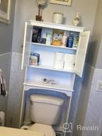 img 1 attached to Organize Your Bathroom With Spirich Home Over The Toilet Storage Cabinet! review by Christine Pochmara
