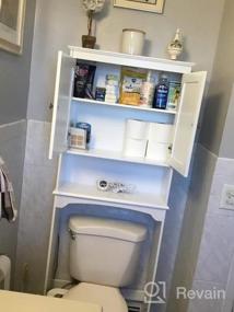img 6 attached to Organize Your Bathroom With Spirich Home Over The Toilet Storage Cabinet!