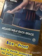 img 1 attached to FEATOL Back Brace For Lower Back Pain, Back Support Belt For Women & Men, Breathable Lower Back Brace With Lumbar Pad, Lower Back Pain Relief For Herniated Disc, Sciatica, Large Size/ X Large Size (Waist :30''-38.6'') review by Byron Lucas