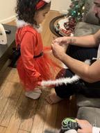 img 1 attached to 👑 Adorable Toddler Christmas Princess Sleeve Headband: Girls' Festive Dresses for a Magical Holiday Look review by Raymond Vogel