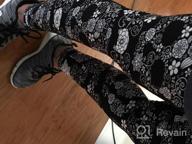 img 1 attached to Stylish Alaroo Printed Leggings: Perfect Fit For Women Of All Sizes review by Mark Bishop