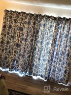 img 1 attached to Transform Your Space With DriftAway Freda Jacobean Floral Blackout Curtains review by Nicholas Serafini