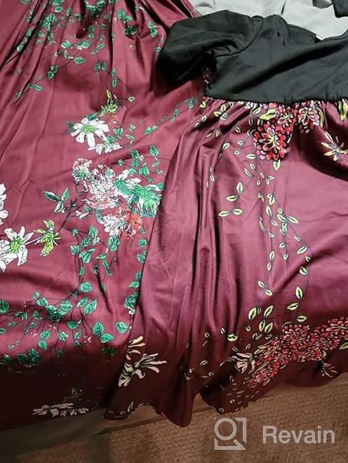 img 1 attached to Stylish Mommy and Me Maxi Dresses: Casual Floral and Plaid Print, Long Sleeve with Convenient Pockets review by Terry Gernes