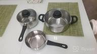 img 2 attached to Ikea 5-Piece Saucepan Set with Glass Lid - Induction Compatible Stainless Steel review by Aneta Ania ubertowsk ᠌
