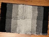img 1 attached to Indulge In Utmost Comfort With OLANLY Luxury Chenille Bathroom Rug Mat - Soft, Absorbent, And Non-Slip Bath Mats review by Brian Messerly