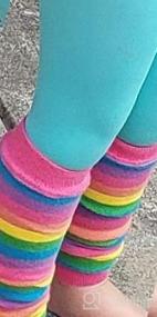img 6 attached to CHUNG Girls Footed Tights: Light-Weight, Stretchy 60D - Multi Candy Colors for Stage Plays & Costumes. Available in Sizes 2-12Y.