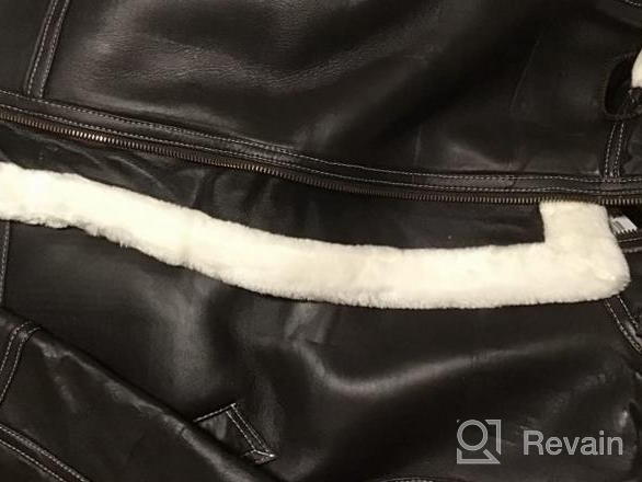 img 1 attached to Stylish & Warm: Women'S Winter Shearling Leather Jacket review by Fredo Zhan