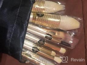img 5 attached to Elevate Your Beauty Routine With EIGSHOW'S Cruelty-Free Vegan Makeup Brush Set - 10Pcs Champagne Gold For A Flawless Blend Of Face, Lip & Eye Makeup