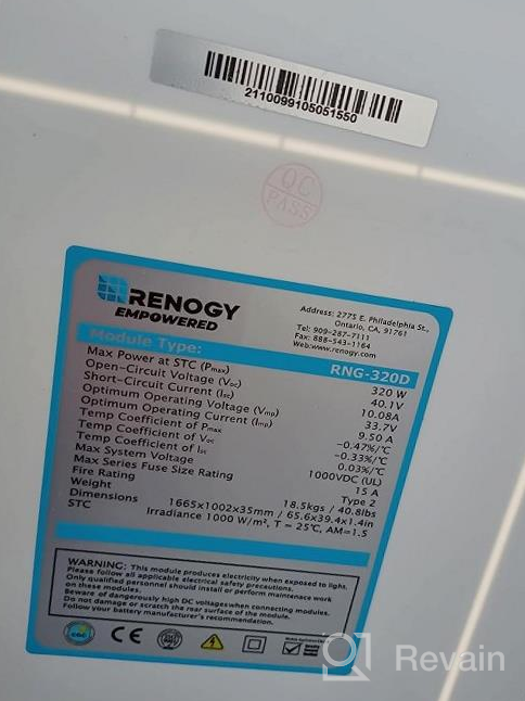 img 1 attached to Renogy Monocrystalline 320W 24V Solar Panel Kit - Ideal For Off-Grid RVs, Boats, Sheds, Farms, Homes, And Commercial Buildings - Includes 6 Panels For Efficient Energy Production review by Bre Marie