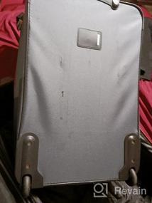 img 6 attached to Rockland Journey Softside Upright Luggage Set, Orange, 4-Piece (14/19/24/28)
