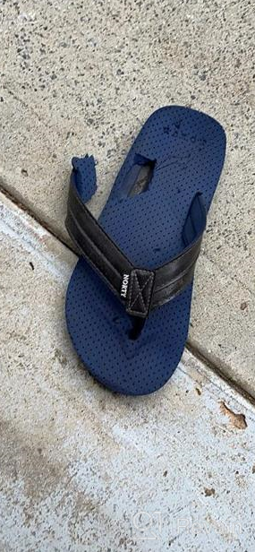 img 1 attached to 👟 Norty Vegan Leather Sandal 41718: Trendy, Eco-Friendly Boys' Sandals in Size 8MUS Big Kid review by Chris Fisher