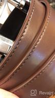 img 1 attached to Stylish and Versatile: Mark Fred Genuine Leather Reversible review by Brandon Boones