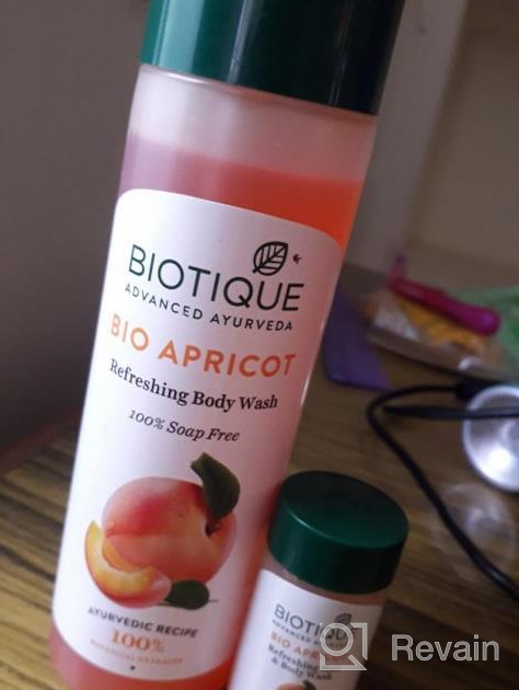 img 1 attached to Biotique Bio Apricot Body Wash - Refreshing Formula, 190Ml/6.42Fl.Oz. For Invigorating Cleanse review by Rahul Schatz