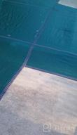 img 1 attached to 18X36Ft Inground Pool Safety Cover W/ 4X8Ft Center End Steps - Happybuy Green Mesh Solid Winter Protection review by Brittany Collins